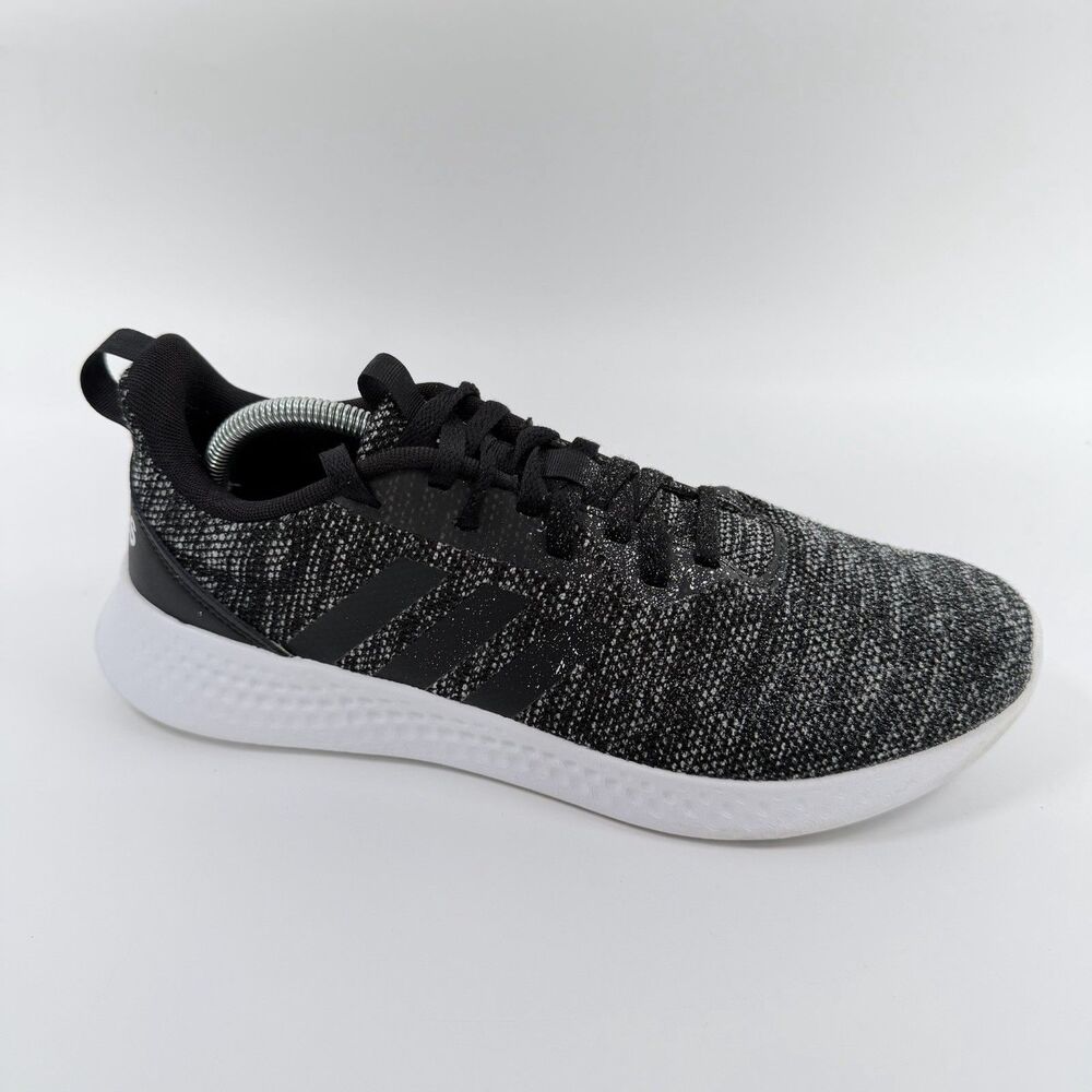 Adidas Puremotion Men's Running Shoes Black White Heathered FX8921 Size 10.5